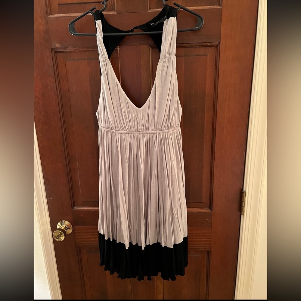Elegant Two-Tone Dress